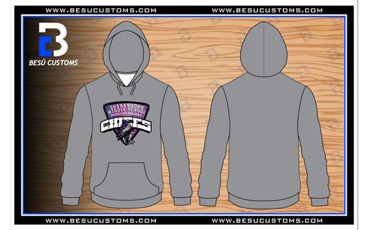 Shenandoah Middle School Hoodie Gray